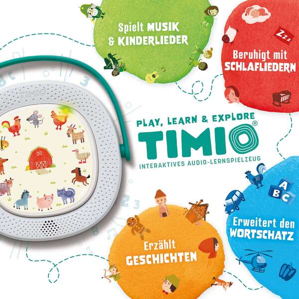 TIMIO - Startpakke med 5 læringsdiscs – Tysk version