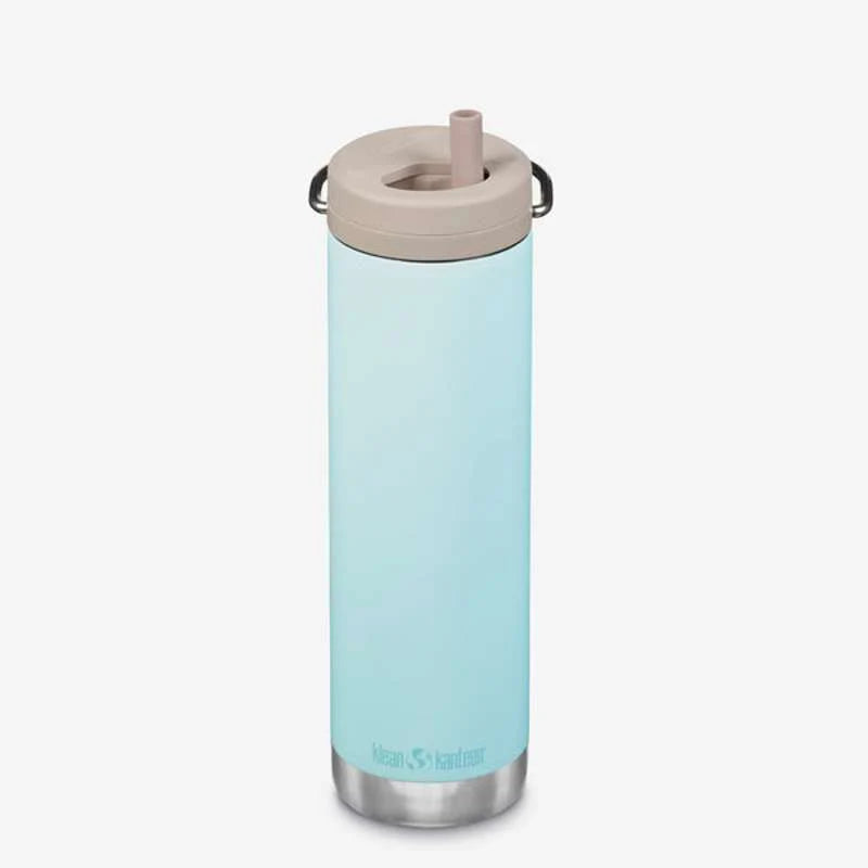 Klean Kanteen TKWide Drikkeflaske 592 ml – Twist Cap – Blue Tint – Isoleret & Genanvendelig