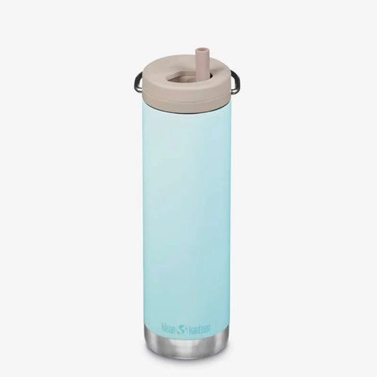 Klean Kanteen TKWide Drikkeflaske 592 ml – Twist Cap – Blue Tint – Isoleret & Genanvendelig