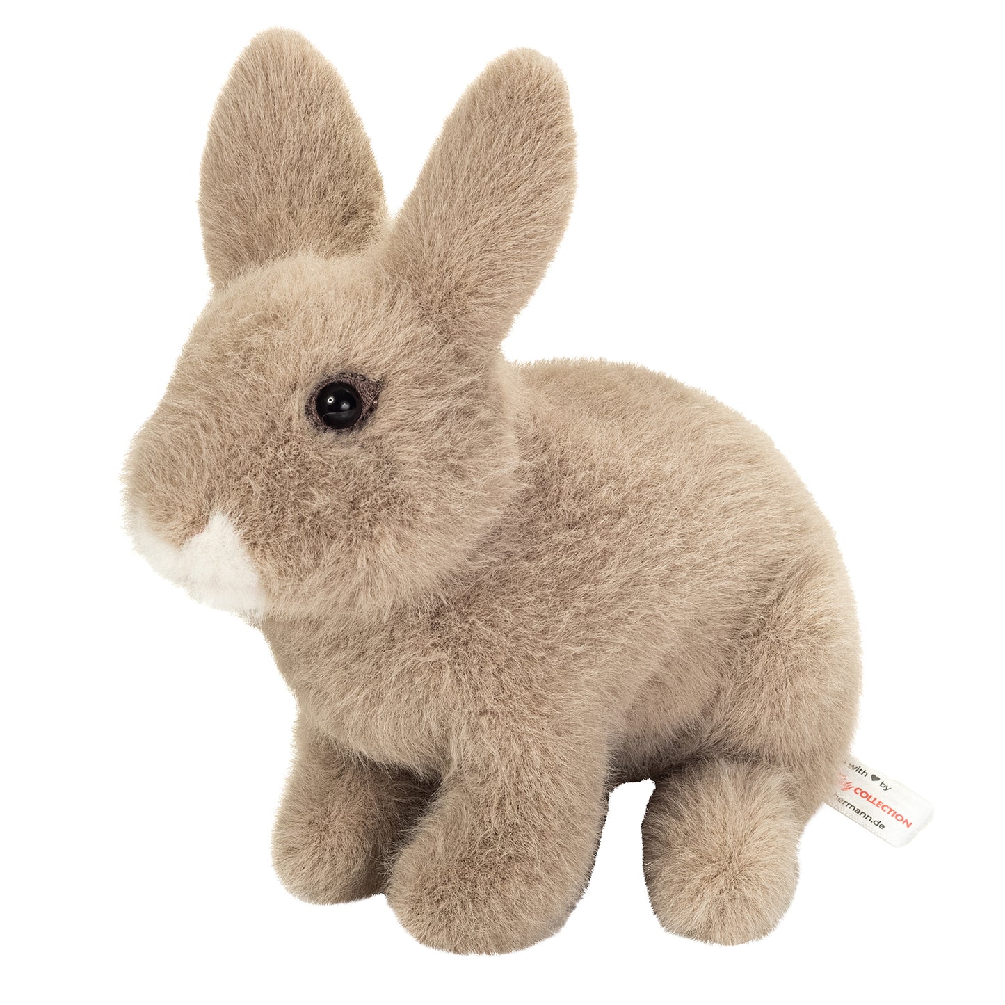 Teddy Hermann - Siddende Kanin Grå 20 cm