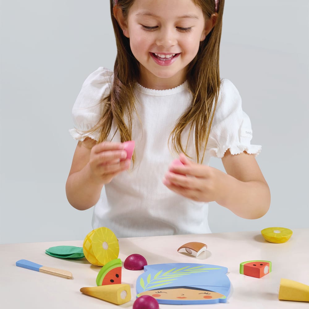 Tender Leaf - Skærebræt med tropisk frugt