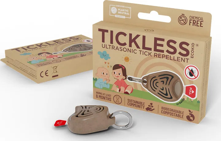 Tickless Baby/Kid Brown – kemikaliefri flåtbeskyttelse til børn