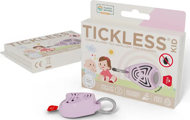 Tickless Baby/Kid Pink – kemikaliefri flåtbeskyttelse til børn