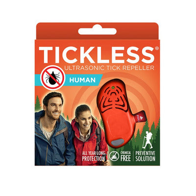 Tickless Human Orange – kemikaliefri flåtafviser til voksne og outdoor