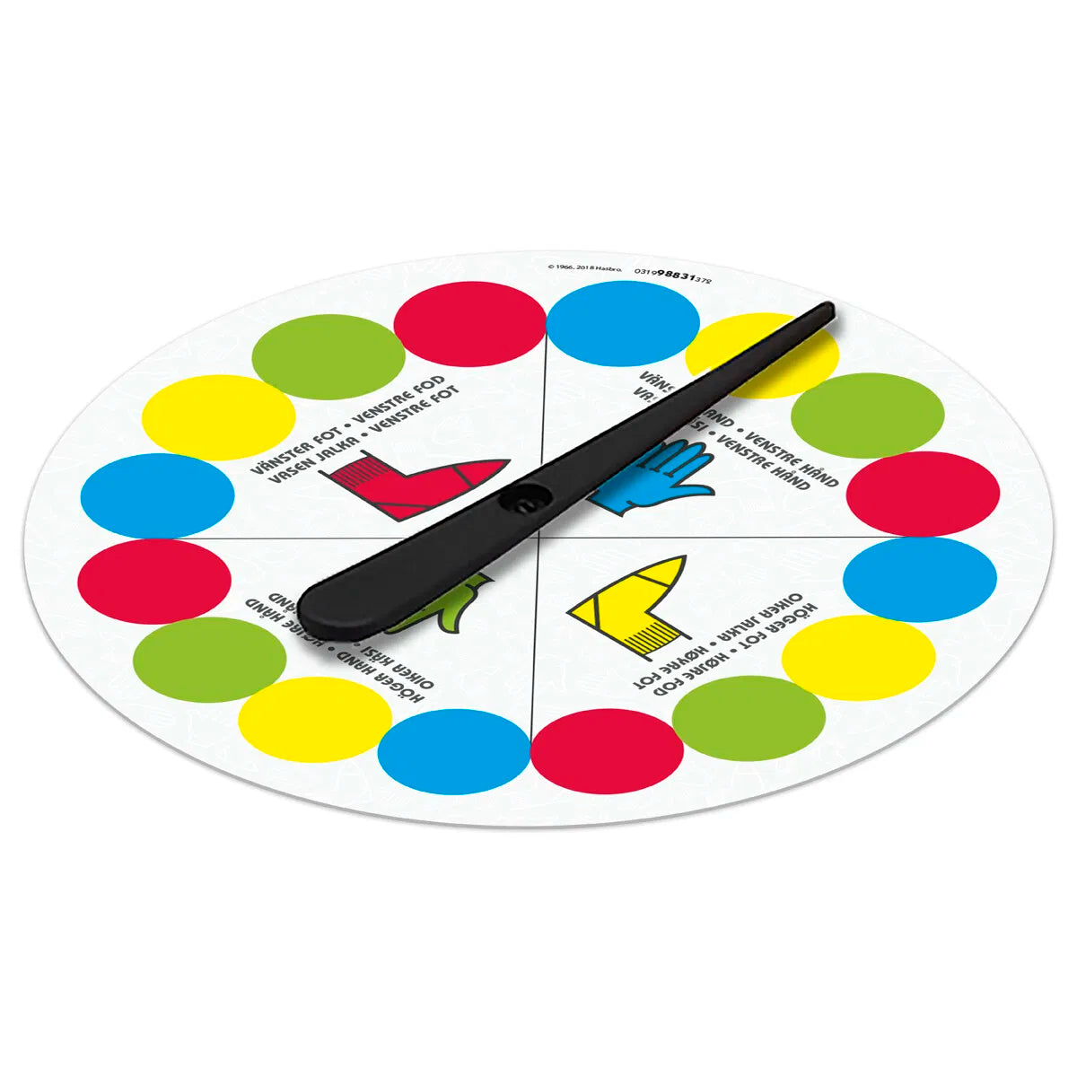 Twister – Klassisk Familiespil DK/NO/SE/FI