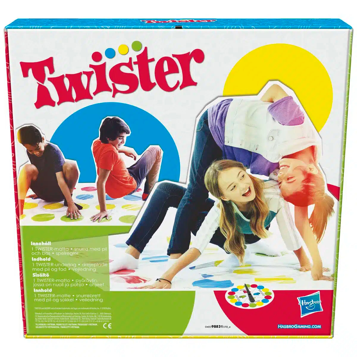 Twister – Klassisk Familiespil DK/NO/SE/FI