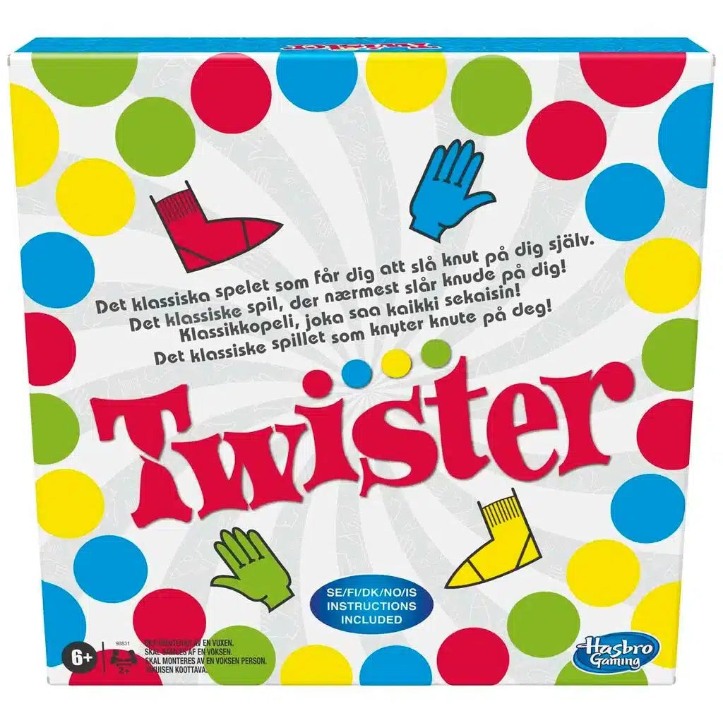 Twister – Klassisk Familiespil DK NO SE FI