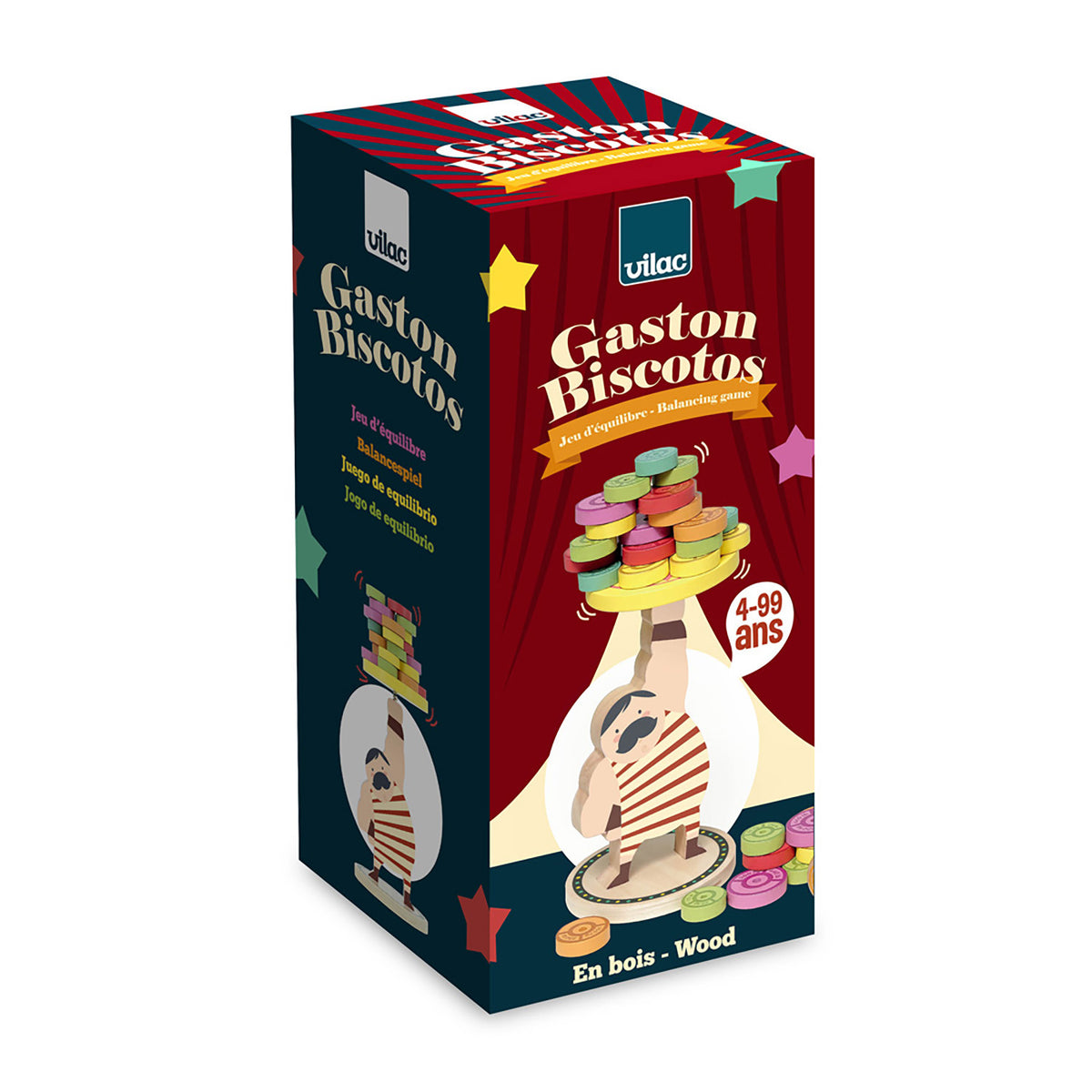 Vilac - Gaston Biscotos balancespil i træ