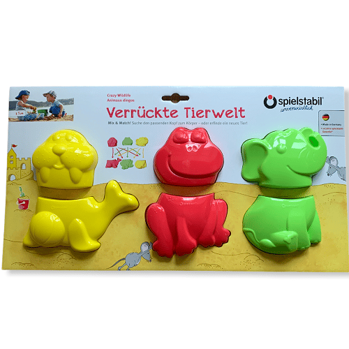 Spielstabil - Sandform med skøre dyr