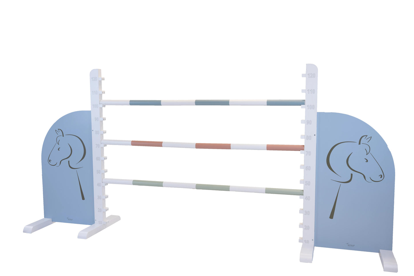byASTRUP – Spring Grundmodul Hvid | Kæpheste Springbane Base