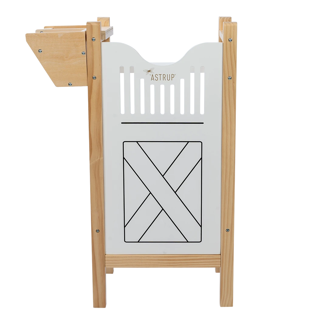 byASTRUP Hesteboks til 2 Kæpheste | Robust Opbevaring & Stald til Hobbyhorses