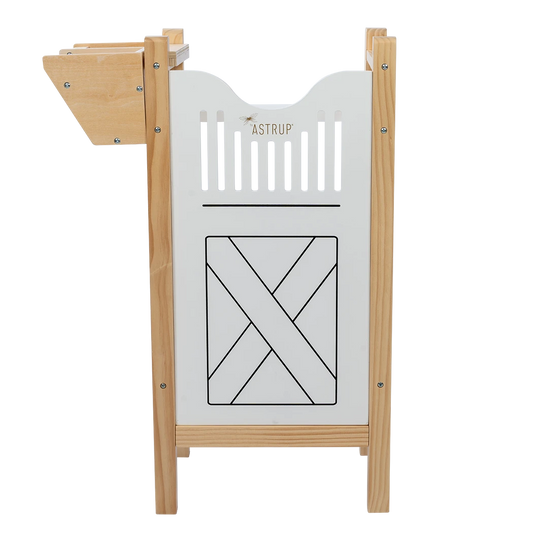 byASTRUP Hesteboks til 2 Kæpheste | Robust Opbevaring & Stald til Hobbyhorses