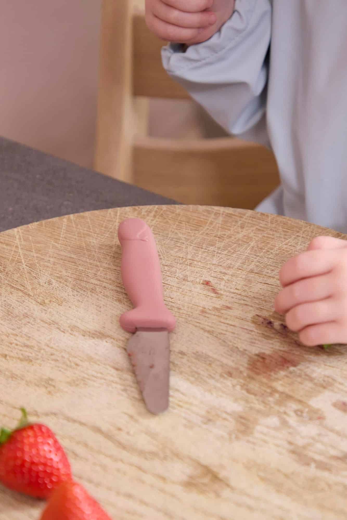 FILIBABBA - Knivsæt til børn - 2-pak - Warm Grey + Rose
