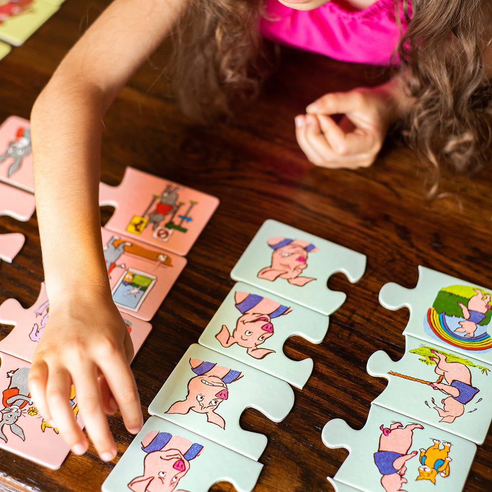 eeBoo - Leg & Lær puslespil - Læs ansigtsudtryk