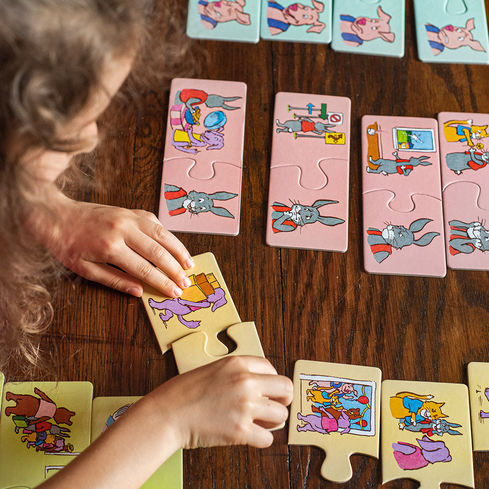 eeBoo - Leg & Lær puslespil - Læs ansigtsudtryk