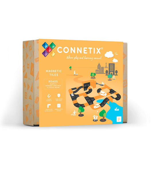 Connetix - Ramper og vejkryds - 16 dele