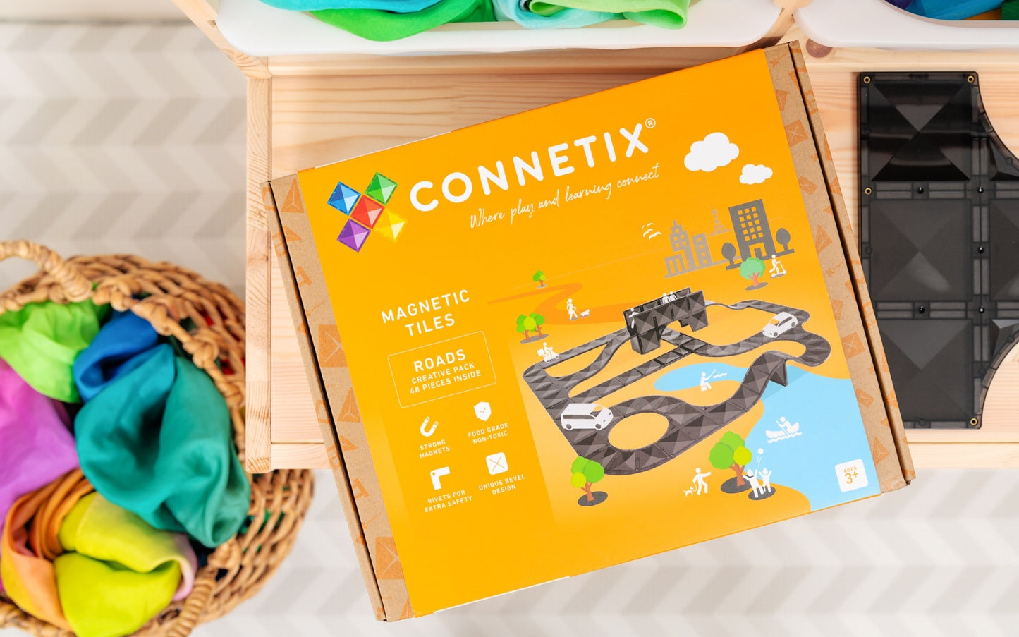 Connetix - Creative Roads Pack 48 dele