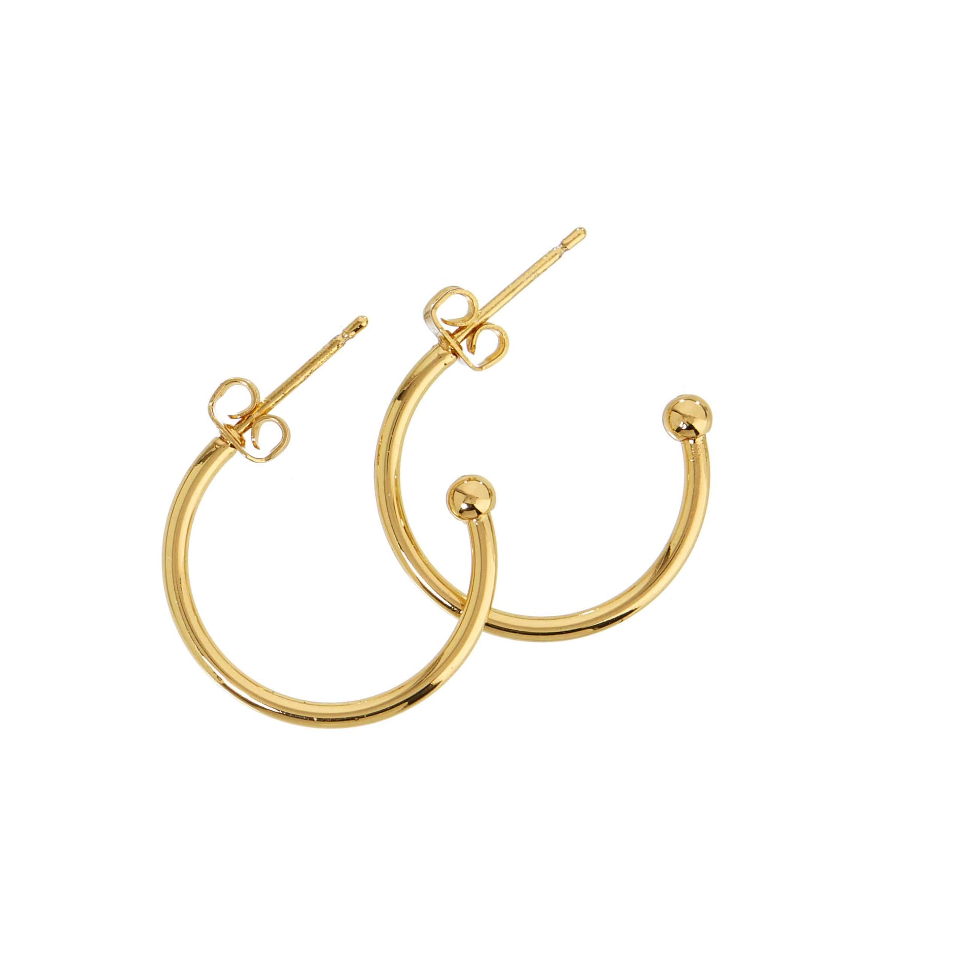 me&my BOX - Hoops oereringe - Guldbelagt 18K