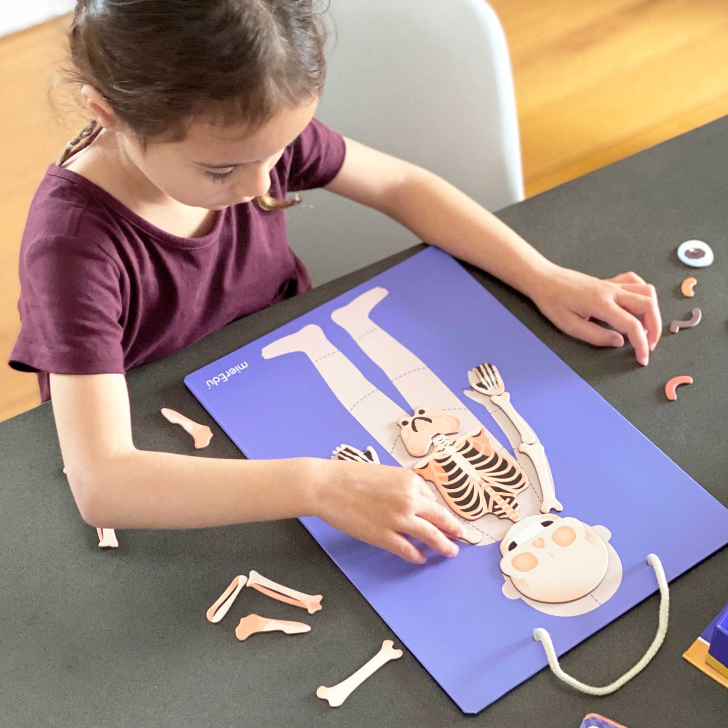 mierEdu - Magnetisk legesæt - All About Body and Emotion (engelsk)