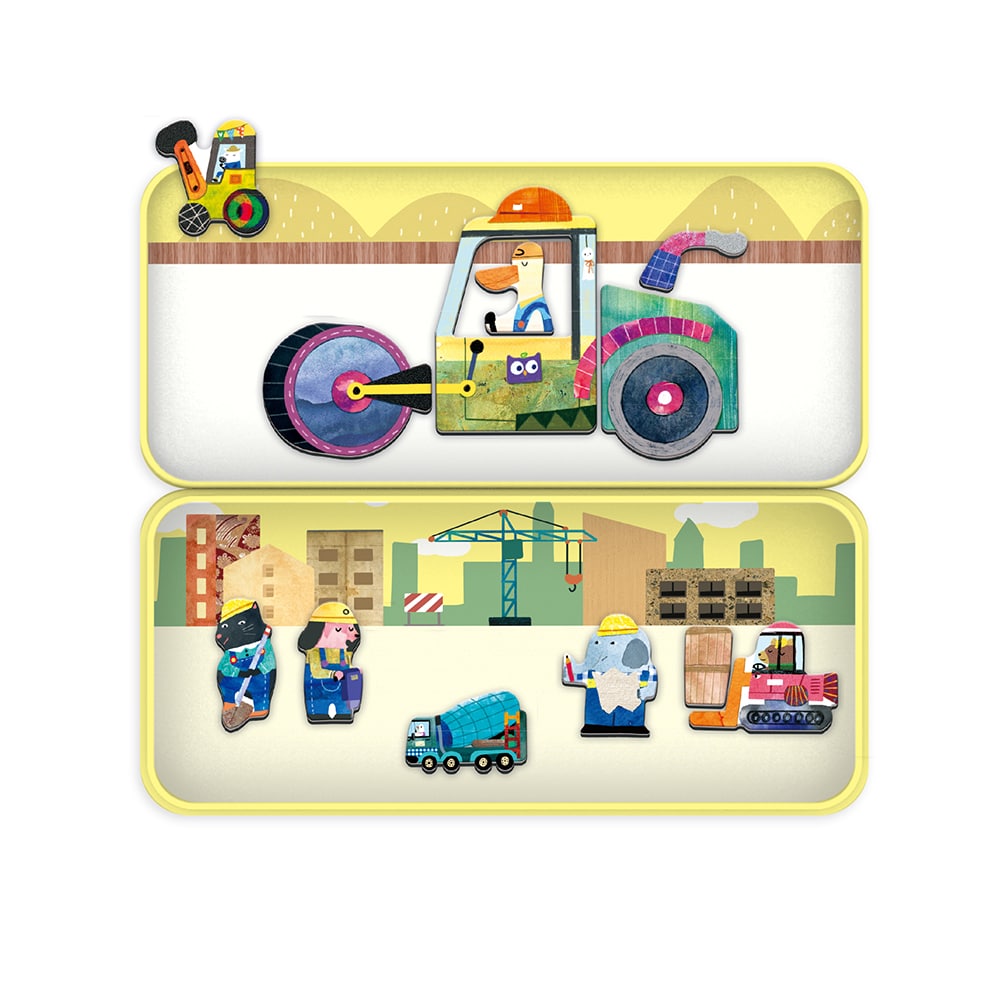 mierEdu - Magnetisk rejsesæt - Byggeplads