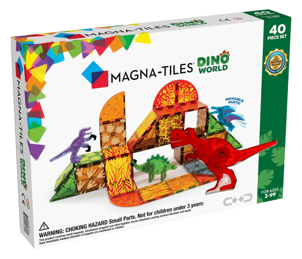 Magna-Tiles - Dino World 40-stk sæt