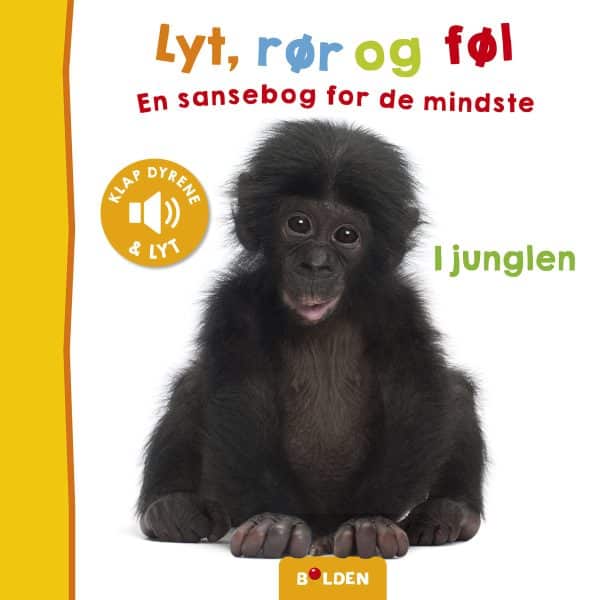 Lyt, rør og føl – En sansebog for de mindste – I junglen