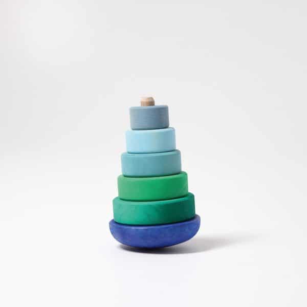 Blue Wobbly Stacking Tower