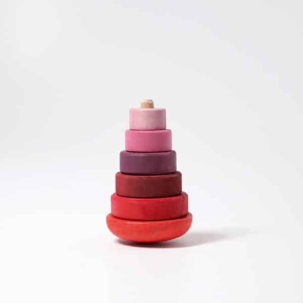 Grimms - Pink Wobbly Stacking Tower