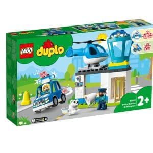 LEGO - DUPLO - Politistation og helikopter