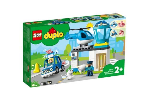 LEGO - DUPLO - Politistation og helikopter