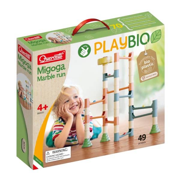 QUERCETTI - PlayBio Migoga Run kuglebane af bioplast (49 dele)