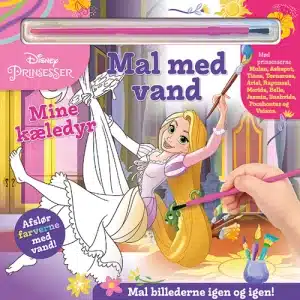 Disney Prinsesser - Mal med vand - Mine kæledyr (bog med pensel - farvelæg igen og igen)