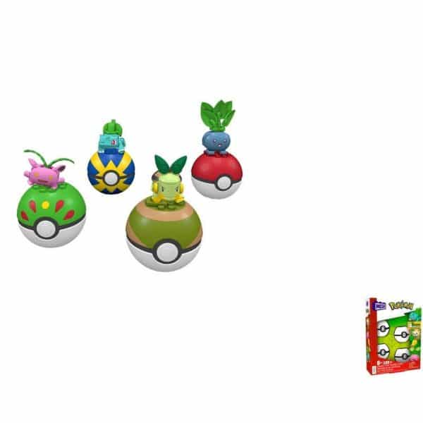 MEGA Pokémon Grass-Type Train Team (4 Poke Balls)