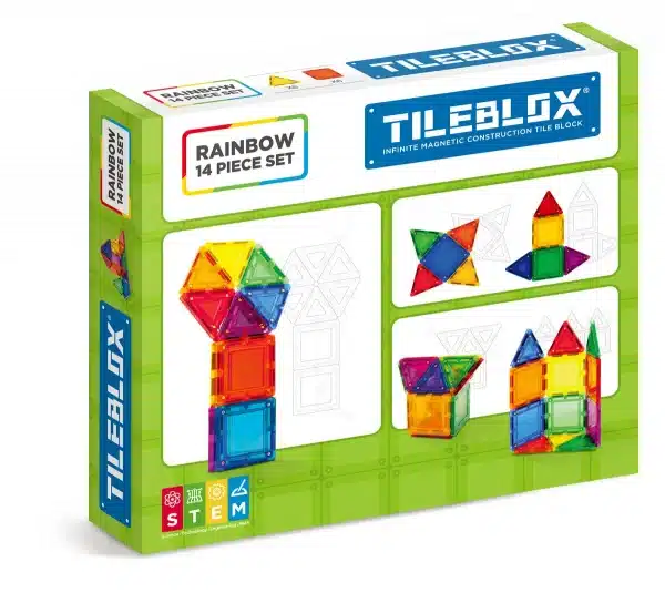 Tileblox Rainbow 14 pcs set 2