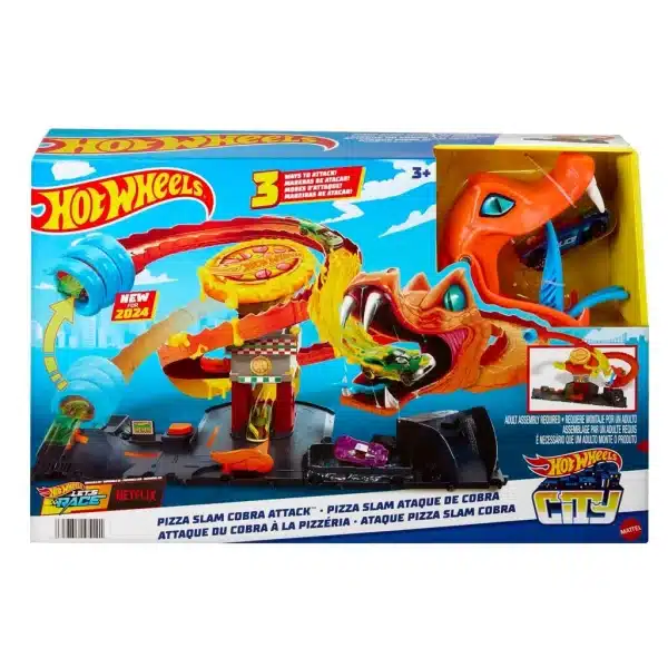 Hot Wheels City Pizza Slam Cobra Attack