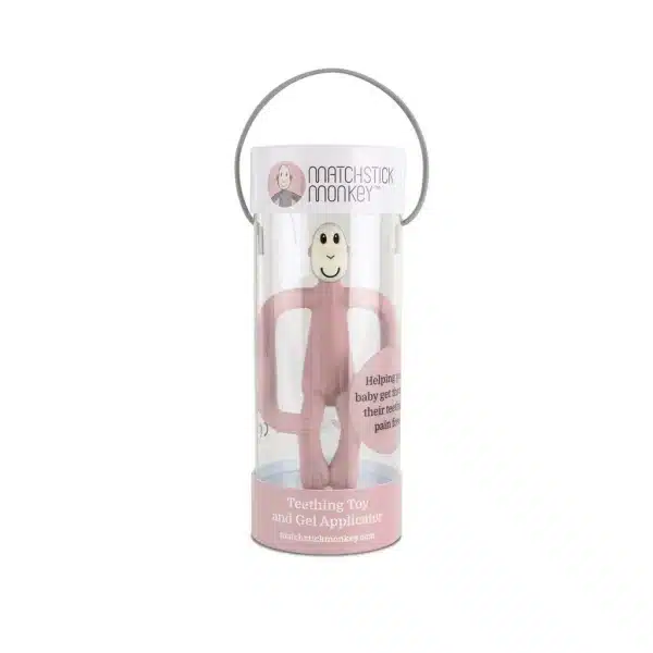 Matchstick Monkey Teething Dusty Pink