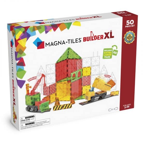 Magna-Tiles - Byggepladssæt XL 50 stk