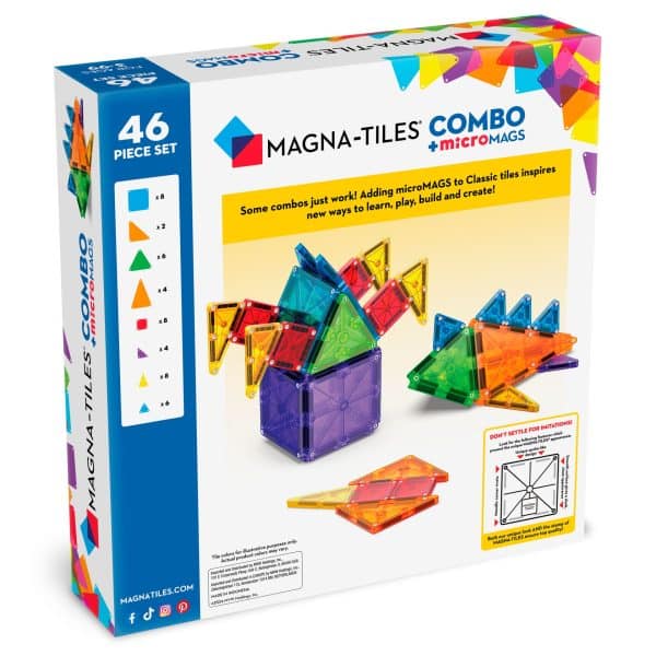 Magna-Tiles - MicroMAGS Kombi 46 stk 2