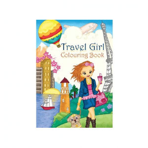 Malebog A4 Travel Girl 16 sider